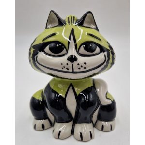 LORNA BAILEY 12cm MODEL OF MARMADUKE THE CAT (Prototype,January 2005) Signed By