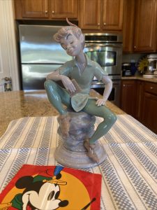 Lladro 7529 Peter Pan w/ Ltd Edition Certificate 557 of 2000 - Perfect