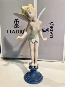 Lladro Porcelain Figurine Disney's Tinker Bell #7518 Mint In Box