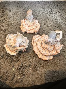 Lladro Spain Figurine Spanish Flamenco Dancers Set Of 3