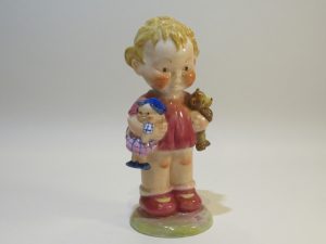 RARE SHELLEY MABEL LUCIE ATTWELL 1930'S FIGURINE ENTITLED "ISE' GOIN' TA-TA"