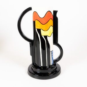 Lorna Bailey super rare Stoke-On-Trent twin handled vase, page 28 of the 1st Mil